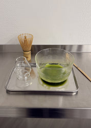 MATCHA SET - Glass bowl & whisk holder