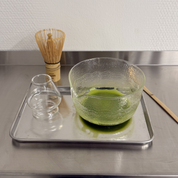 MATCHA SET - Glass bowl & whisk holder